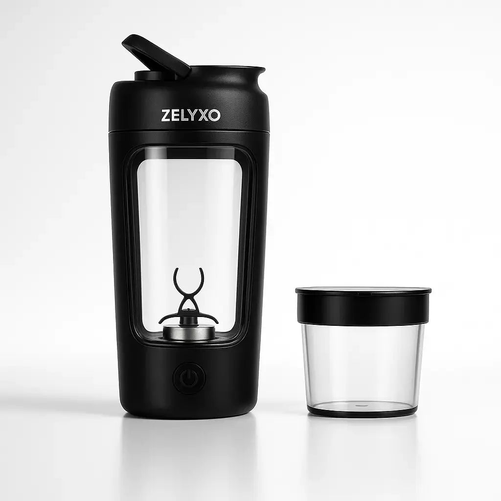 Shaker Électrique Noir ZELYXO – Mélange Rapide et Homogène NovaShake